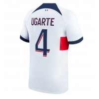 Dres Paris Saint-Germain Manuel Ugarte #4 Preč 2023-24 Krátky Rukáv